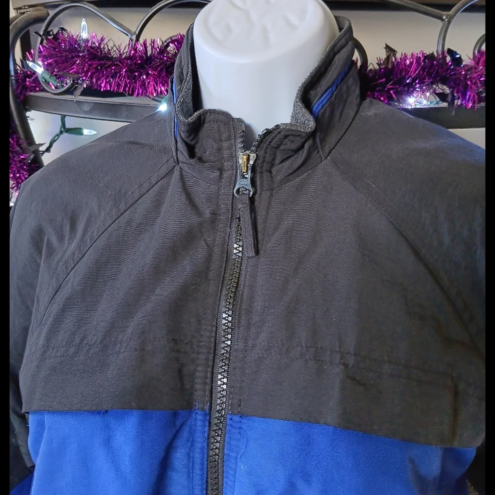 🖤*4/$15* Old Navy Boys Lined Jacket Blue Black Winter Fleece Nylon 8 Kids